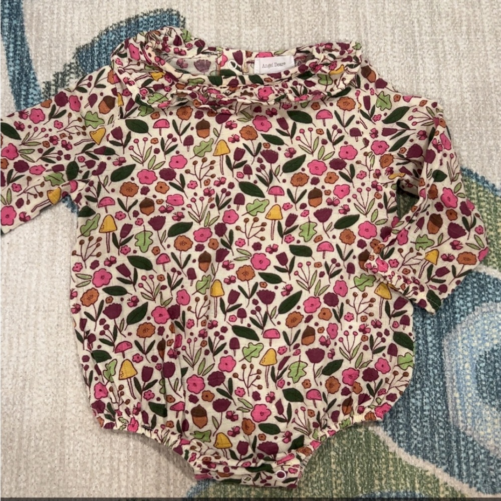 Angel dear fall romper 6-12 m